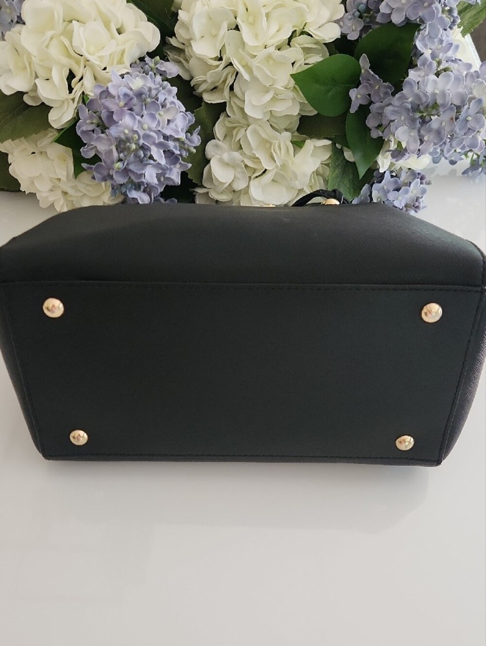 Michael Kors Black Satchel with Gold Hardware and Chain Strap - Picture 11 of 15